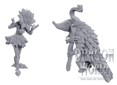 Sunflower Leshy and Fruit Leshy - Unpainted - Pathfinder Deep Cuts